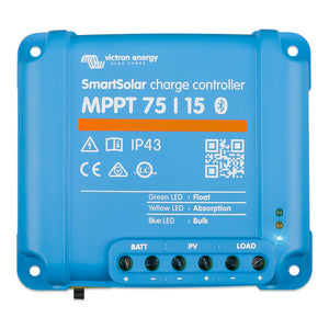 Victron SmartSolar MPPT Solar Charge Controller - 75V - 15Amp - UL Approved [SCC075015060R] - BuoyMart.com  Battery Chargers Victron Energy