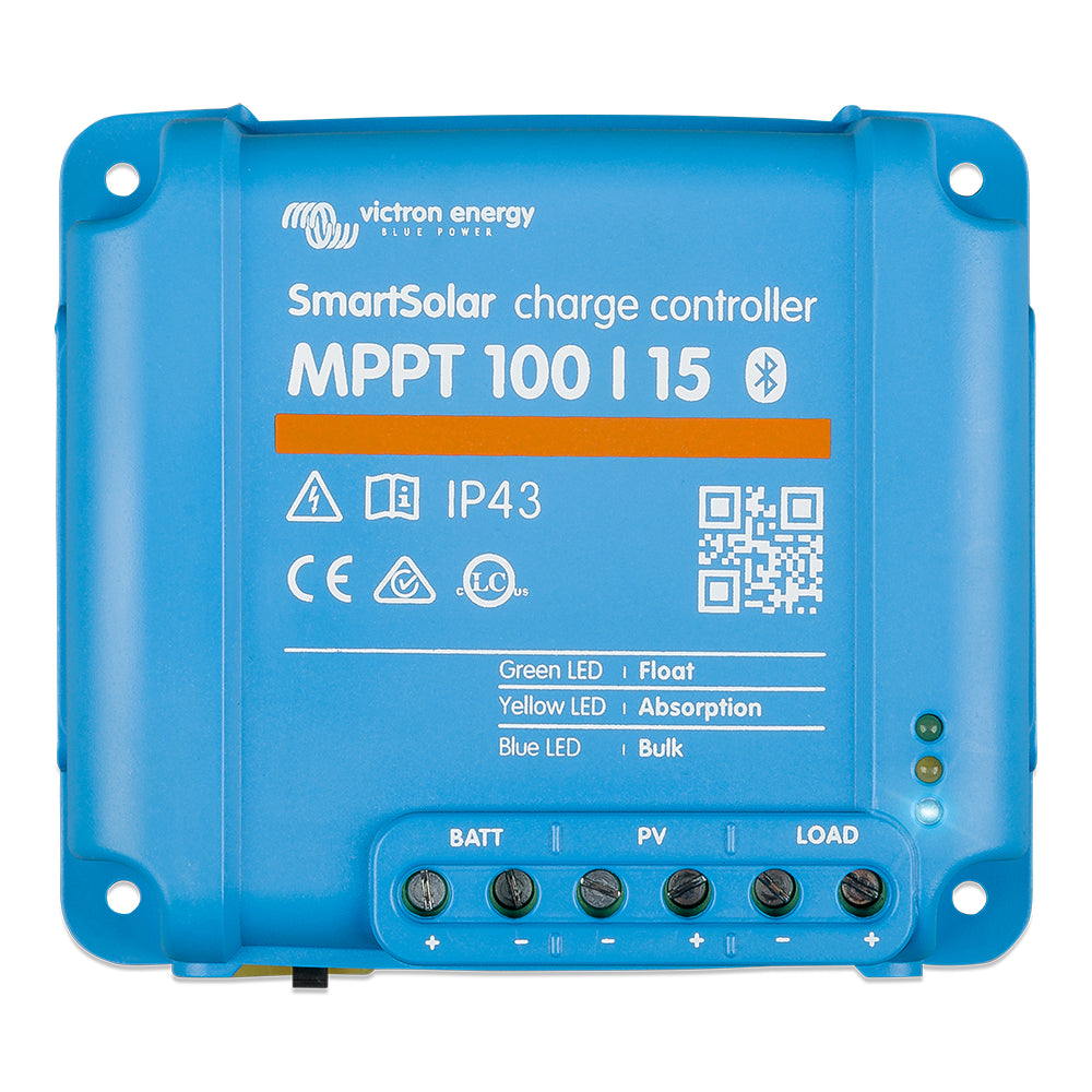Victron SmartSolar MPPT Charge Controller - 100V - 15AMP - UL Approved [SCC110015060R] - BuoyMart.com  Battery Chargers Victron Energy