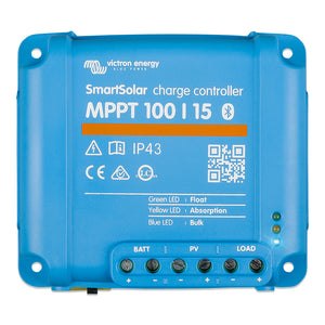 Victron SmartSolar MPPT Charge Controller - 100V - 15AMP - UL Approved [SCC110015060R] - BuoyMart.com  Battery Chargers Victron Energy