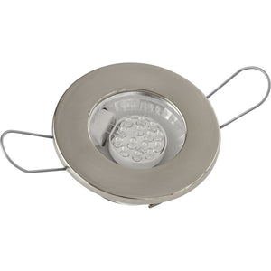 Sea-Dog LED Overhead Light - Brushed Finish - 60 Lumens - Clear Lens - Stamped 304 Stainless Steel [404230-3] - BuoyMart.com  Interior / Courtesy Light Sea-Dog