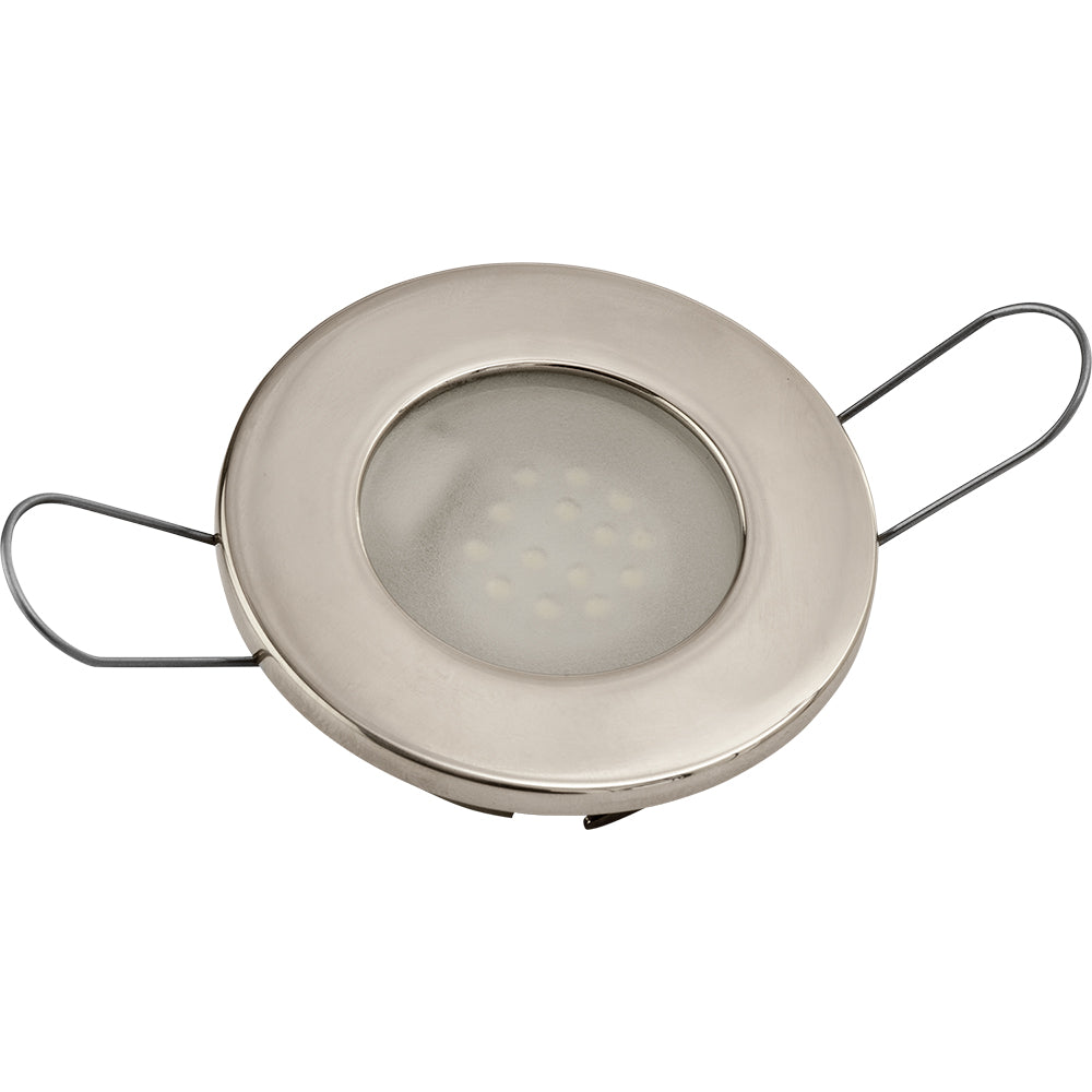 Sea-Dog LED Overhead Light - Brushed Finish - 60 Lumens - Frosted Lens - Stamped 304 Stainless Steel [404232-3] - BuoyMart.com  Interior / Courtesy Light Sea-Dog