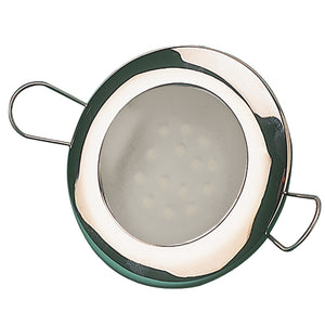 Sea-Dog LED Overhead Light 2-7/16" - Brushed Finish - 60 Lumens - Frosted Lens - Stamped 304 Stainless Steel [404332-3] - BuoyMart.com  Interior / Courtesy Light Sea-Dog