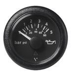 Veratron 52 MM (2-1/16") ViewLine Oil Pressure Gauge 5 Bar/80 PSI - Black Dial  Round Bezel [A2C59514123] - BuoyMart.com  Gauges Veratron
