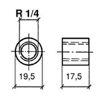 Veratron Pyrometer Sensor Threaded Bushing f/Welding to Manifold f/Thermocoupler Element [N03-320-266] - BuoyMart.com  Gauge Accessories Veratron