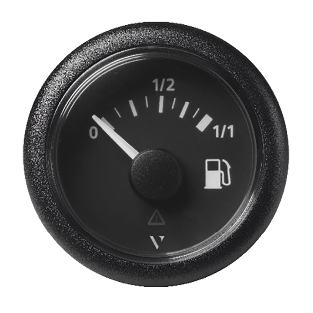 Veratron 52mm (2-1/16") ViewLine Fuel Tank Level Gauge - 0 to 1/1 - Black Dial  Round Bezel [A2C59514079] - BuoyMart.com  Gauges Veratron
