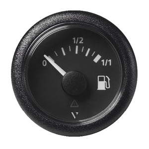 Veratron 52mm (2-1/16") ViewLine Fuel Tank Level Gauge - 0 to 1/1 - Black Dial  Round Bezel [A2C59514079] - BuoyMart.com  Gauges Veratron