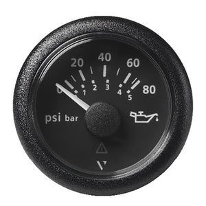 Veratron 52MM (2-1/16") ViewLine Oil Pressure Gauge 80 PSI/5 Bar - Black Dial  Round Bezel [A2C59514128] - BuoyMart.com  Gauges Veratron