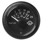 Veratron 52MM (2-1/16") ViewLine Transmission Oil Pressure 25 Bar/350 PSI - Black Dial  Round Bezel [A2C59514136] - BuoyMart.com  Gauges Veratron