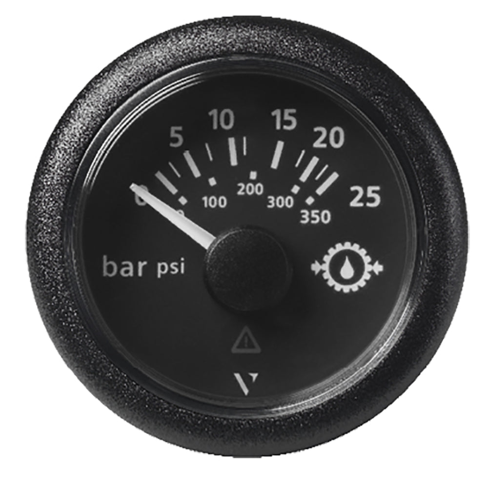 Veratron 52MM (2-1/16") ViewLine Transmission Oil Pressure 25 Bar/350 PSI - Black Dial  Round Bezel [A2C59514136] - BuoyMart.com  Gauges Veratron