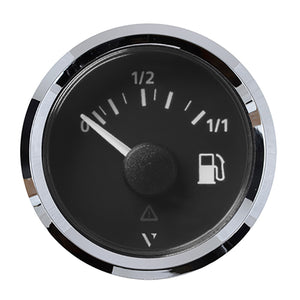 Veratron 52MM (2-1/16") ViewLine Fuel Level Gauge 0-1/1 - 3-180 OHM - Black Dial  Chrome Triangular Bezel [A2C59514083] - BuoyMart.com  Gauges Veratron