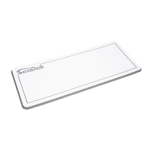 SeaDek Small Helm Pad - White/Storm Grey w/SeaDek Logo [37925-80375] - BuoyMart.com  Deck / Galley SeaDek