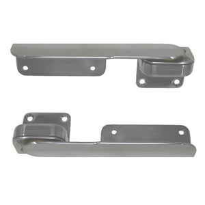 TACO Command Ratchet Hinges - 9-3/8" - Polished 316 Stainless Steel - Pair [H25-0016] - BuoyMart.com  Hinges TACO Marine