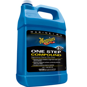 Meguiars Marine One-Step Compound - 1 Gallon [M6701] - BuoyMart.com  Cleaning Meguiar's