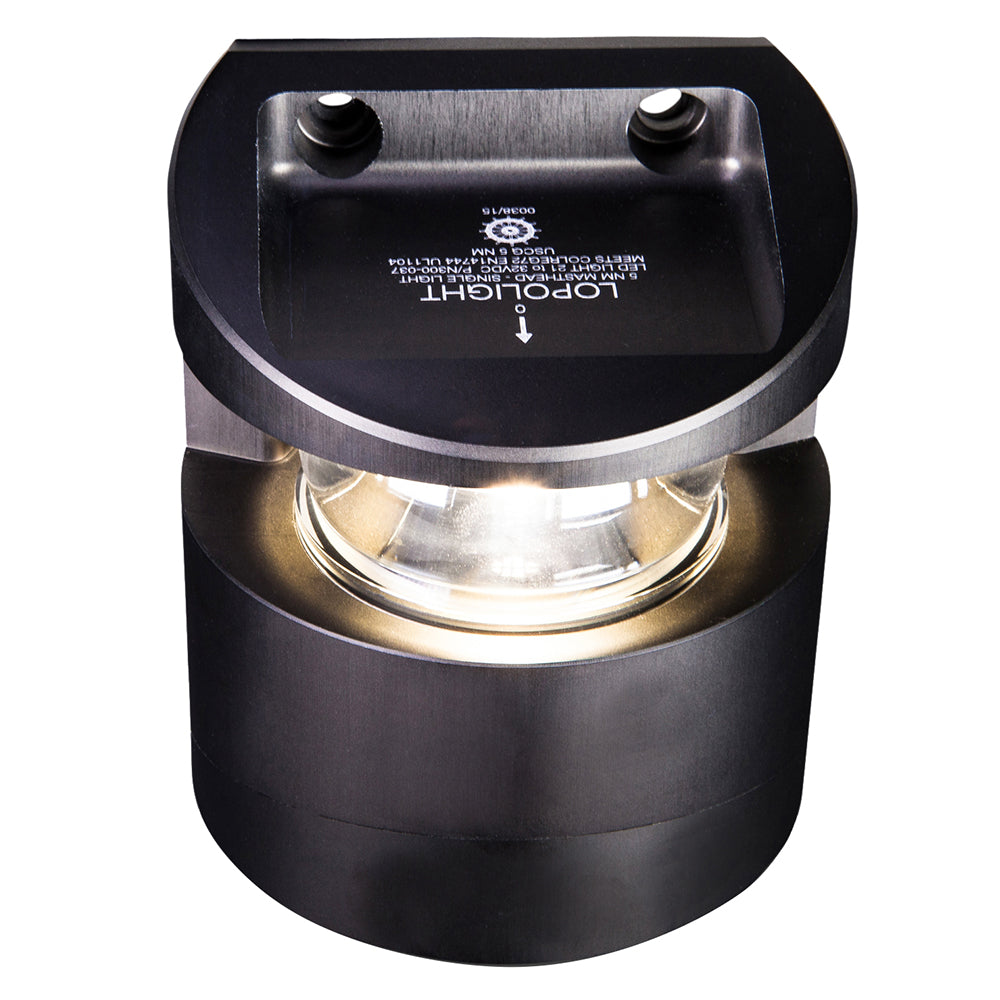 Lopolight Series 300-037 - Masthead Light - 5NM - Vertical Mount - White - Black Housing [300-037B] - BuoyMart.com  Navigation Lights Lopolight