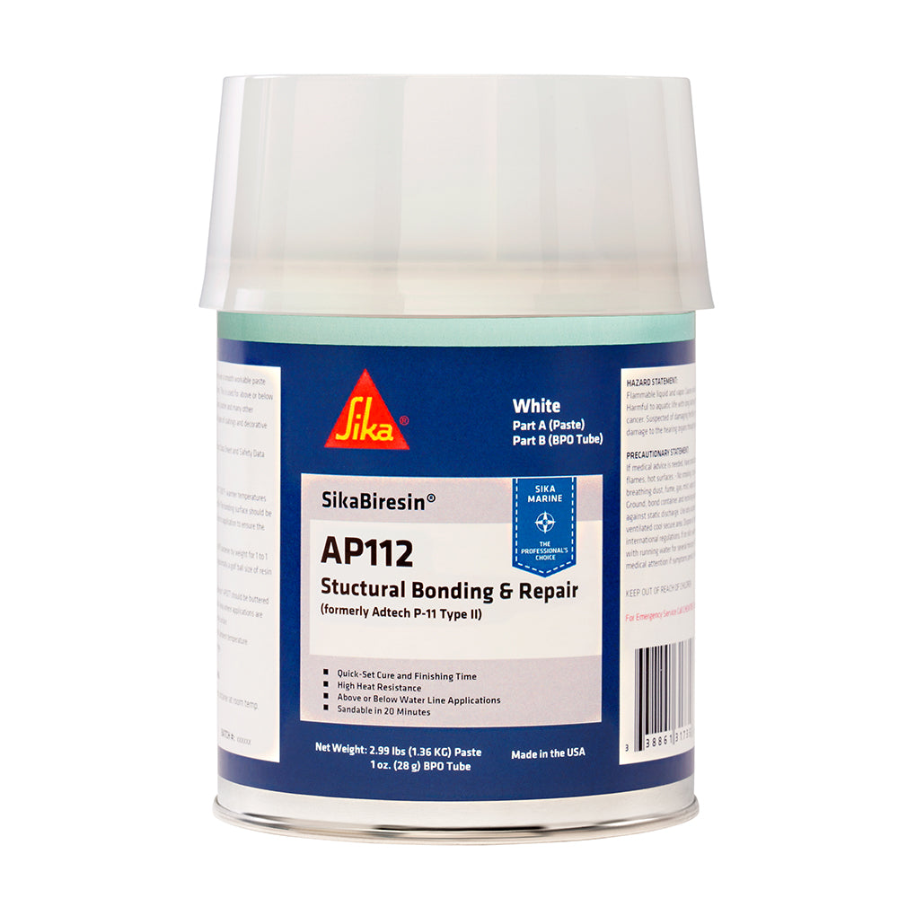 Sika SikaBiresin AP112 + BPO Cream Hardener - White - Quart [611395] - BuoyMart.com  Adhesives/Sealants/Tapes Sika
