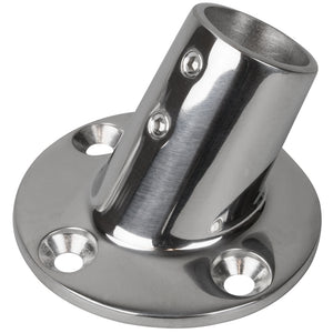 Sea-Dog Rail Base Fitting 2-3/4" Round Base 60 316 Stainless Steel - 1" OD [280601-1] - BuoyMart.com  Rail Fittings Sea-Dog