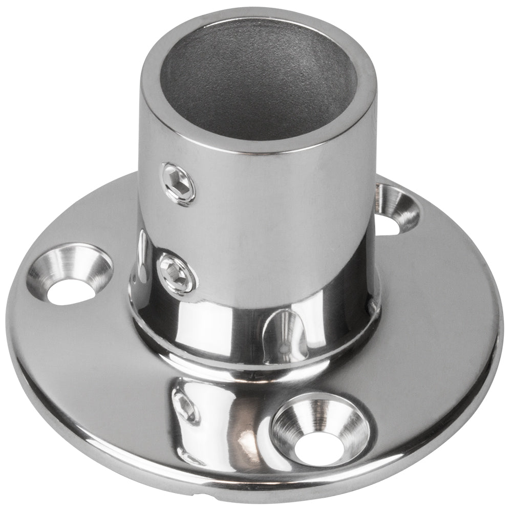 Sea-Dog Rail Base Fitting 2-3/4" Round Base 90 316 Stainless Steel - 1" OD [280901-1] - BuoyMart.com  Rail Fittings Sea-Dog