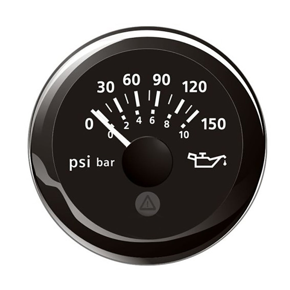 Veratron 52MM (2-1/16") ViewLine Oil Pressure Indicator 0 to 150 PSI - Black Dial  Round Bezel [A2C59514118] - BuoyMart.com  Gauges Veratron