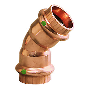 Viega ProPress 3/4" - 45 Copper Elbow - Double Press Connection - Smart Connect Technology [77023] - BuoyMart.com  Fittings Viega
