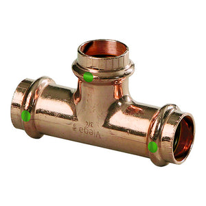 Viega ProPress 1" Copper Tee - Triple Press Connection - Smart Connect Technology [77412] - BuoyMart.com  Fittings Viega
