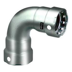 Viega MegaPress 1" 90 Stainless 304 Elbow - Double Press Connection - Smart Connect Technology [95015] - BuoyMart.com  Fittings Viega