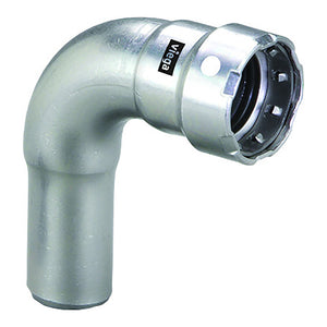 Viega MegaPress 1" 90 Stainless Steel 304 Elbow Street - Press Connection - Smart Connect Technology [95040] - BuoyMart.com  Fittings Viega