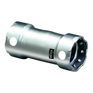 Viega MegaPress 1" Stainless Steel 304 Coupling w/o Stop - Double Press Connection - Smart Connect Technology [95320] - BuoyMart.com  Fittings Viega