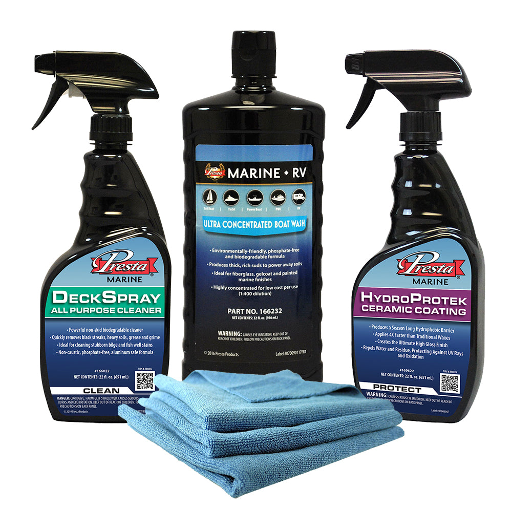 Presta New Boat Owner Cleaning Kit [PNBCK1] - BuoyMart.com  Cleaning Presta