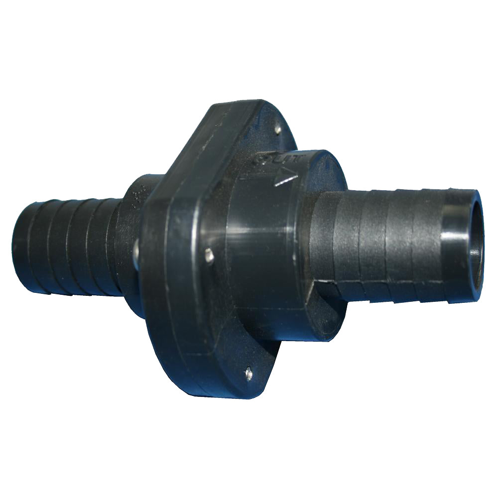 T-H Marine Double Barb Inline Scupper Check Valve - 1-1/8" - Black [ILS-1200-DP] - BuoyMart.com  Fittings T-H Marine Supplies
