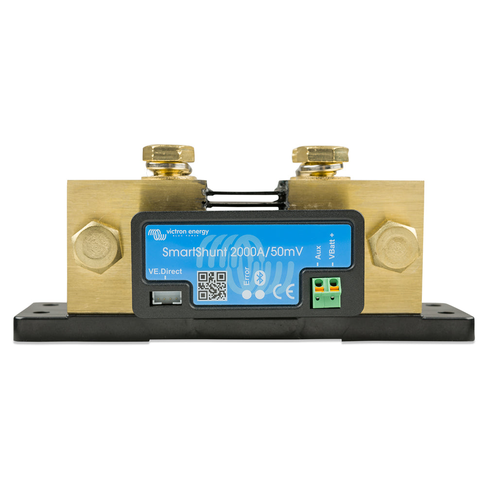 Victron SmartShunt 2000AMP/50MV Bluetooth Smart Battery Shunt [SHU050220050] - BuoyMart.com  Meters & Monitoring Victron Energy