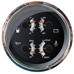 Faria Platinum 4" Multi-Function - Fuel, Oil, Volt  Water Temperature [22014] Faria Beede Instruments