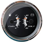Faria Platinum 4" Multi-Function - Fuel Level  Voltmeter [22013] - BuoyMart.com  Gauges Faria Beede Instruments