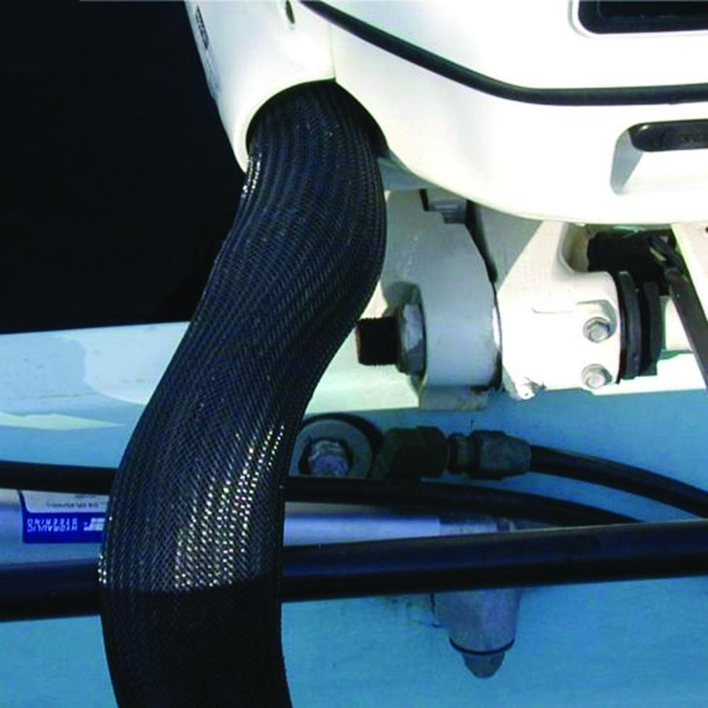 T-H Marine T-H FLEX 1-1/2" Expandable Braided Sleeving - 50 Roll [FLX-150-DP] - BuoyMart.com  Wire Management T-H Marine Supplies