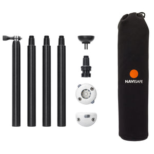 Navisafe Navimount Pole Pack Includes Pole & Mounts (Lights Not Included) [905-1] - BuoyMart.com  Navigation Lights Navisafe