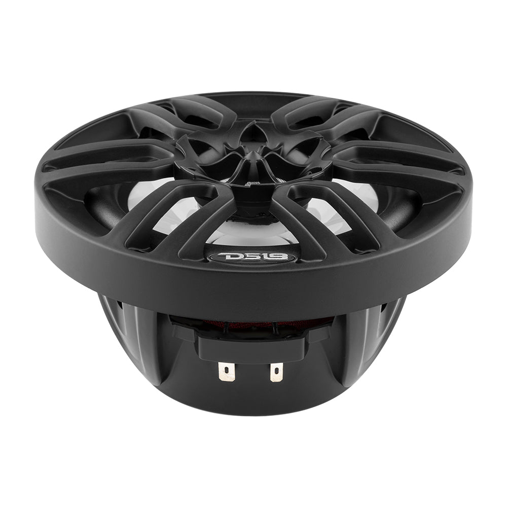 DS18 HYDRO 6.5" 2-Way Marine Speakers w/RBG LED Lights 300W - Matte Black [NXL-6BK] DS18