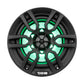 DS18 HYDRO 6.5" 2-Way Marine Speakers w/RBG LED Lights 300W - Matte Black [NXL-6BK] DS18