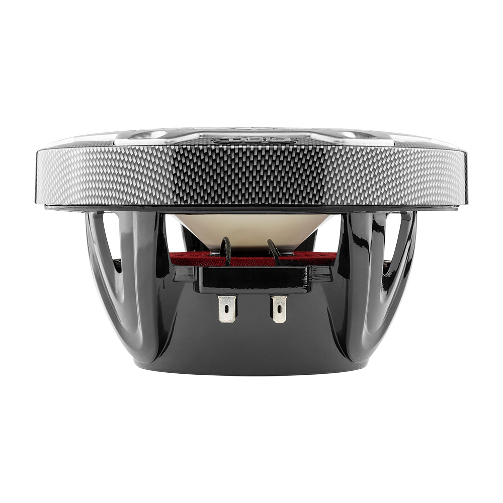 DS18 HYDRO 6.5" 2-Way Marine Speakers w/RGB LED Lights 300W - Black Carbon Fiber [CF-65] DS18