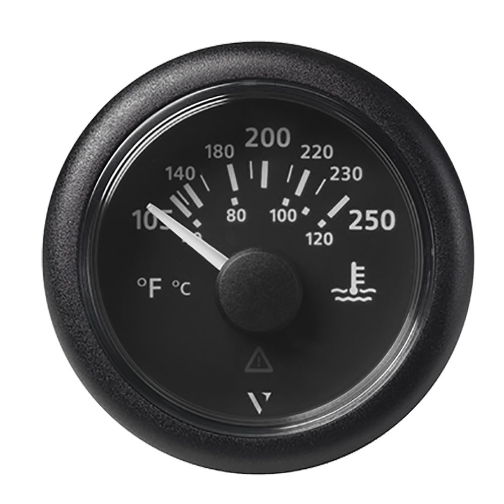 Veratron 52MM (2-1/16") ViewLine Water Temperature Gauge - 100-250F - Black Dial  Bezel [A2C59514176] - BuoyMart.com  Gauges Veratron
