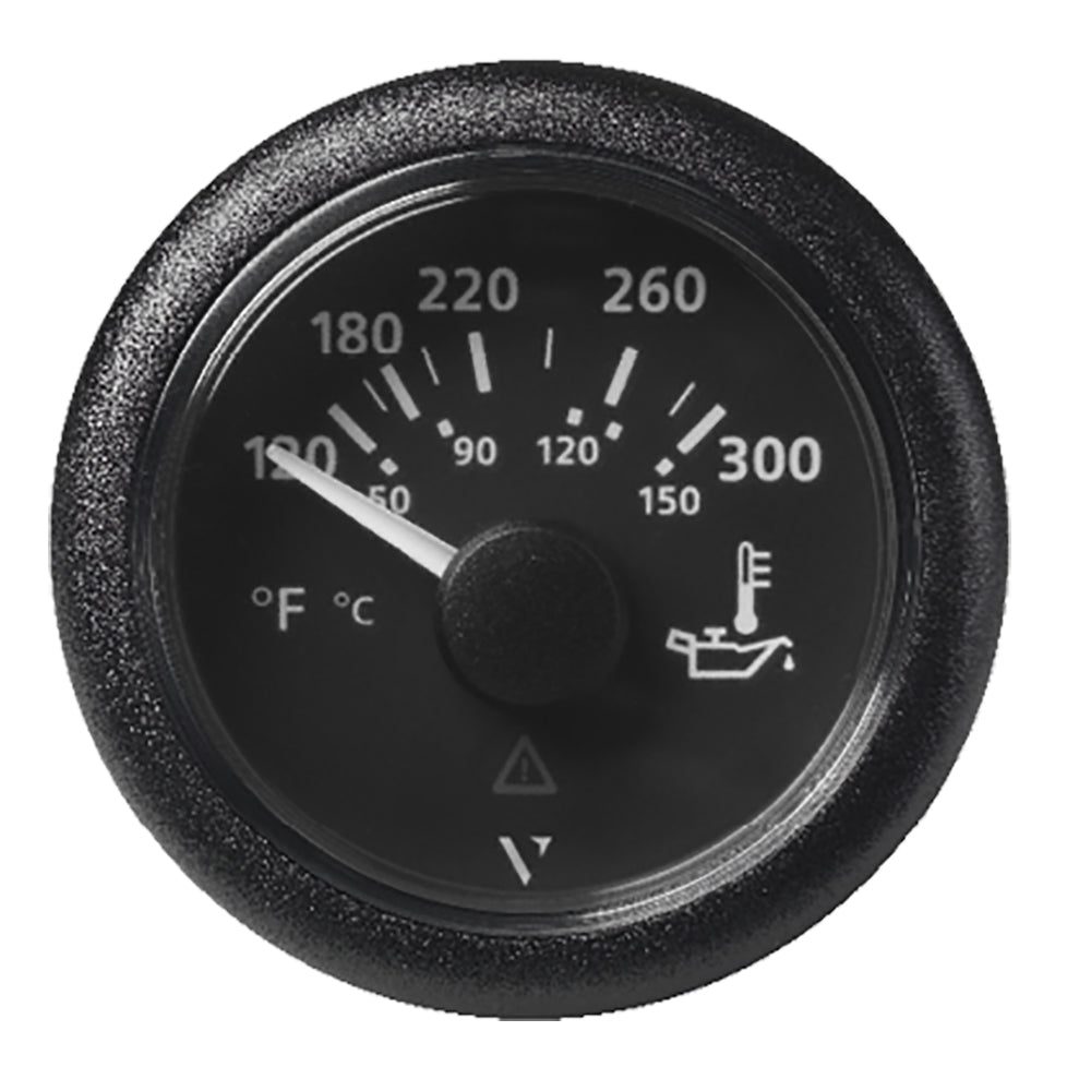 Veratron 52MM (2-1/16") ViewLine Oil Temperature Gauge 120-300F - Black Dial  Bezel [A2C59514165] - BuoyMart.com  Gauges Veratron