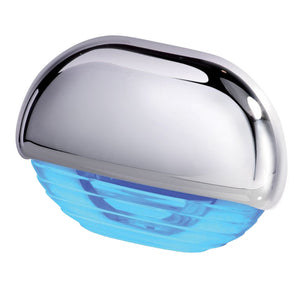 Hella Marine Easy Fit Step Lamp - Blue Chrome Cap [958126101] - BuoyMart.com  Interior / Courtesy Light Hella Marine