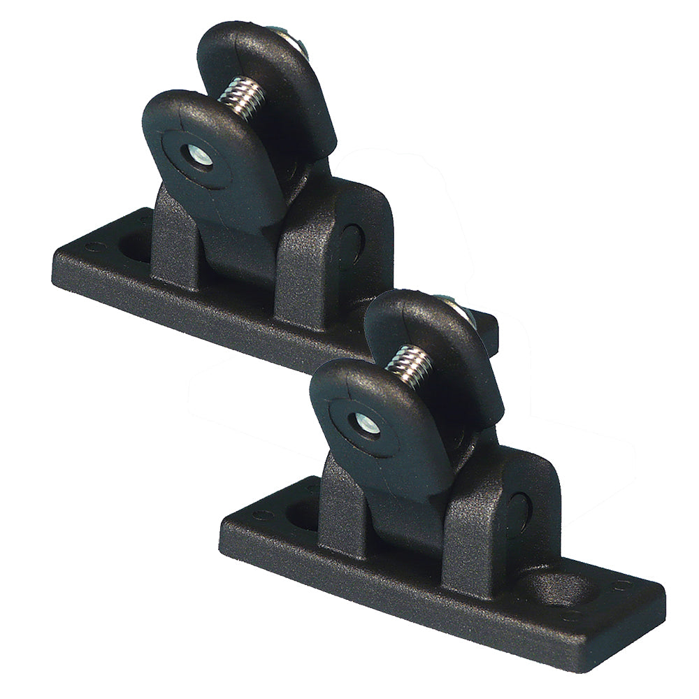 Carver Deck Hinge Nylon Pair - Black [7782B] - BuoyMart.com  Deck / Galley Carver by Covercraft