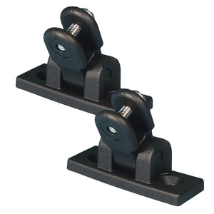 Carver Deck Hinge Nylon Pair - Black [7782B] - BuoyMart.com  Deck / Galley Carver by Covercraft