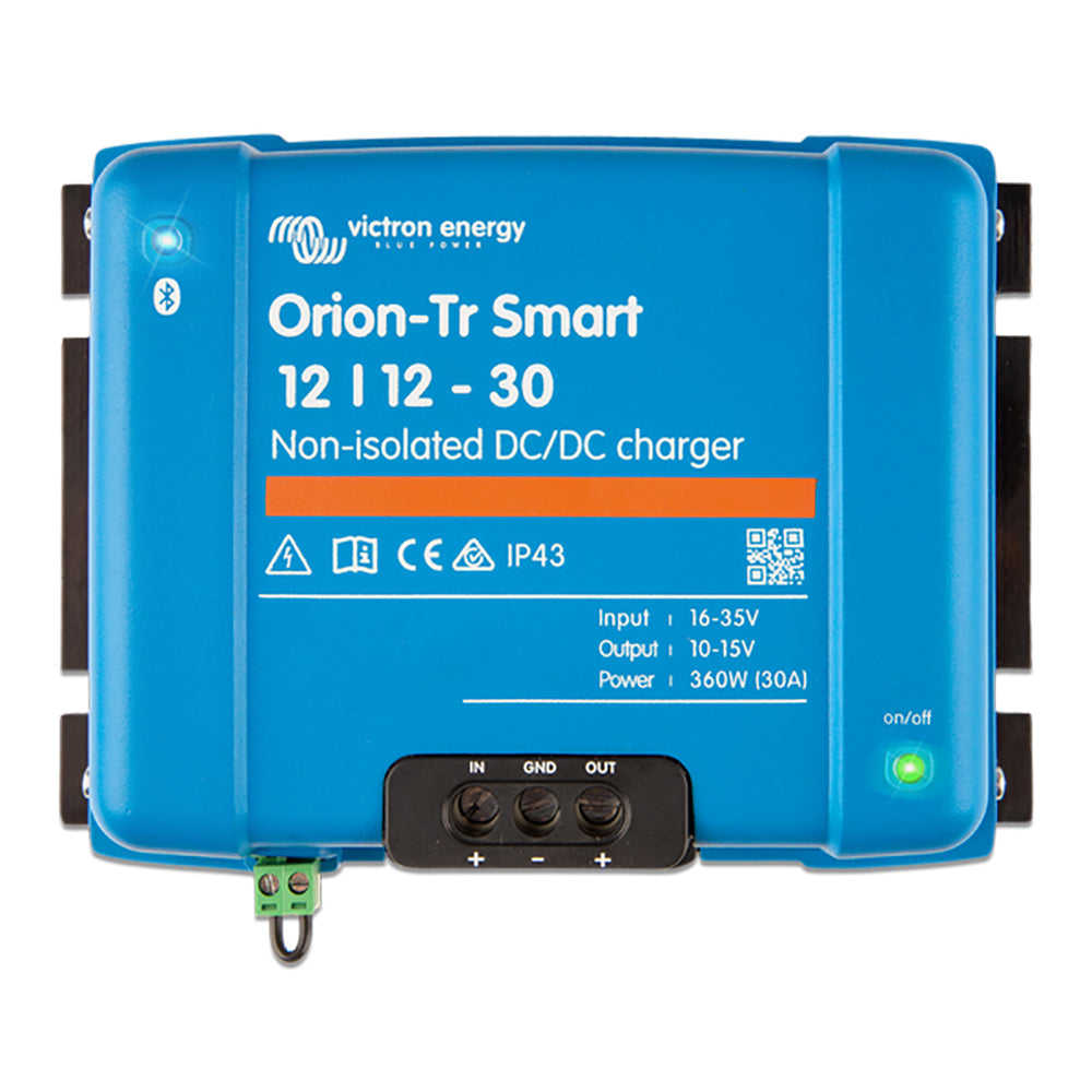Victron Energy Orion-TR Smart 12/12-30 30A (360W) Non-Isolated DC-DC Charger or Power Supply [ORI121236140] - BuoyMart.com  Battery Chargers Victron Energy