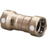 Viega MegaPress 1" Copper Nickel Coupling w/Stop Double Press Connection - Smart Connect Technology [88390] - BuoyMart.com  Fittings Viega