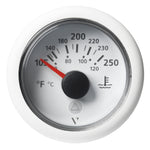 Veratron 52 MM (2-1/16") ViewLine Temperature Gauge 105F to 250F - White Dial/Bezel [A2C59514241] - BuoyMart.com  Gauges Veratron
