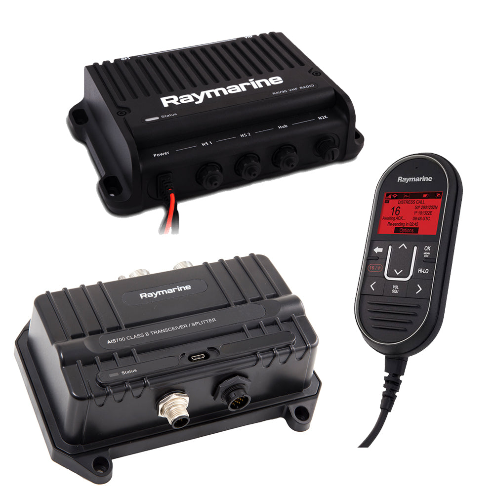 Raymarine Ray90 VHF Radio  AIS700 Bundle [T70424] - BuoyMart.com  AIS Systems Raymarine