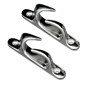 Whitecap Skene Bow Chock 4-1/2" Pair - Chrome Plated Brass [S-0981C] - BuoyMart.com  Chocks Whitecap