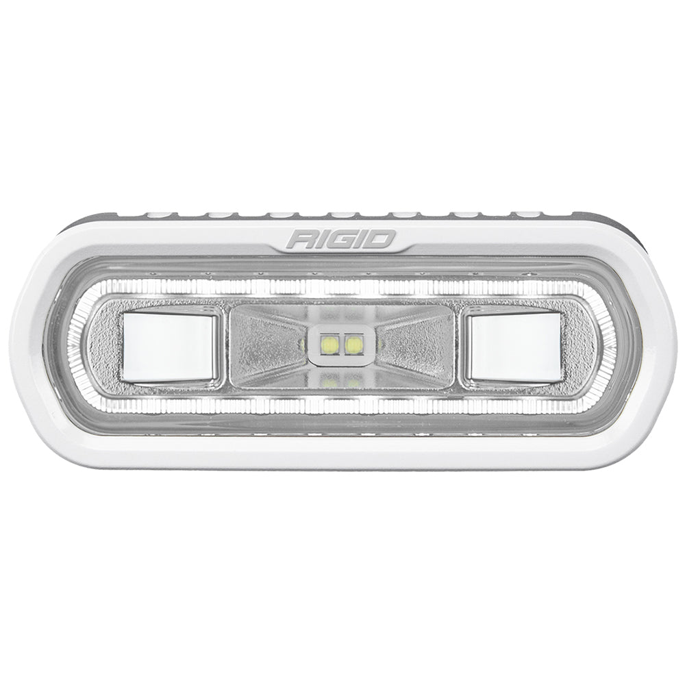 RIGID Industries SR-L Series Marine Spreader Light - White Surface Mount - White Light w/White Halo [51100] - BuoyMart.com  Flood/Spreader Lights RIGID Industries