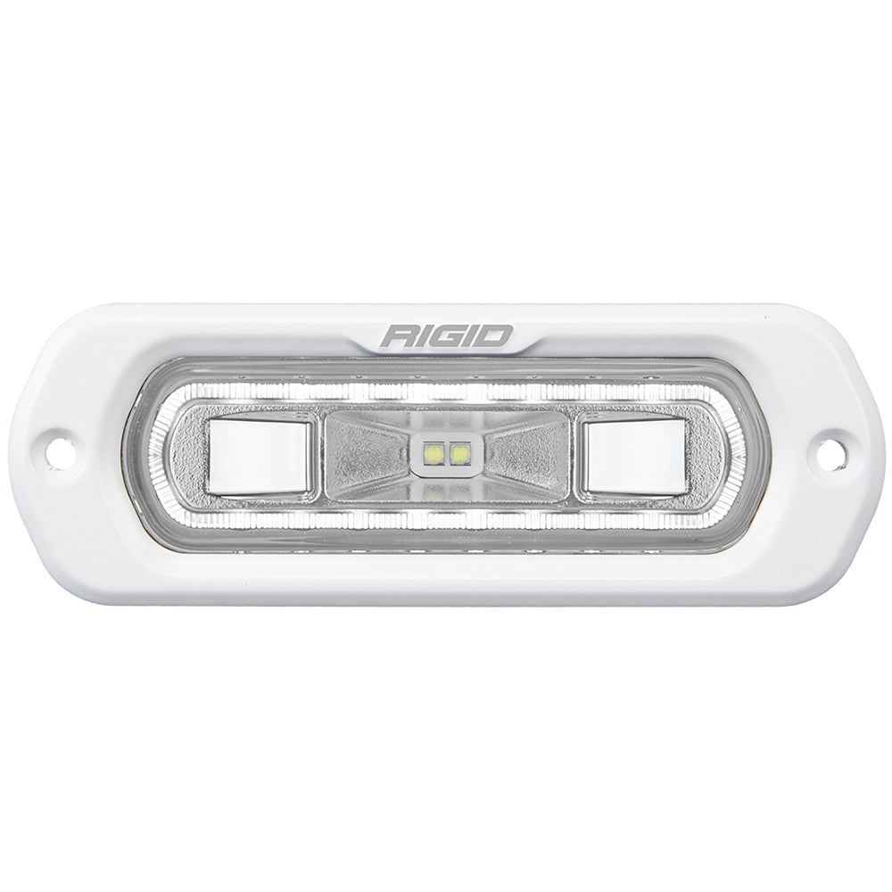 RIGID Industries SR-L Series Marine Spreader Light - White Flush Mount - White Light w/White Halo [51200] - BuoyMart.com  Flood/Spreader Lights RIGID Industries