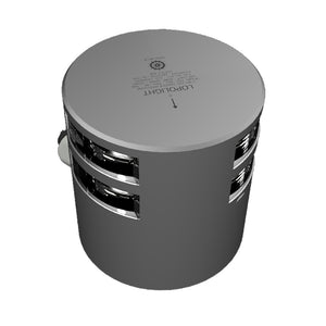 Lopolight Series 301-011 - Double Stacked Masthead Light - 5NM - Horizontal Mount - White - Silver Housing [301-011KLST] - BuoyMart.com  Navigation Lights Lopolight